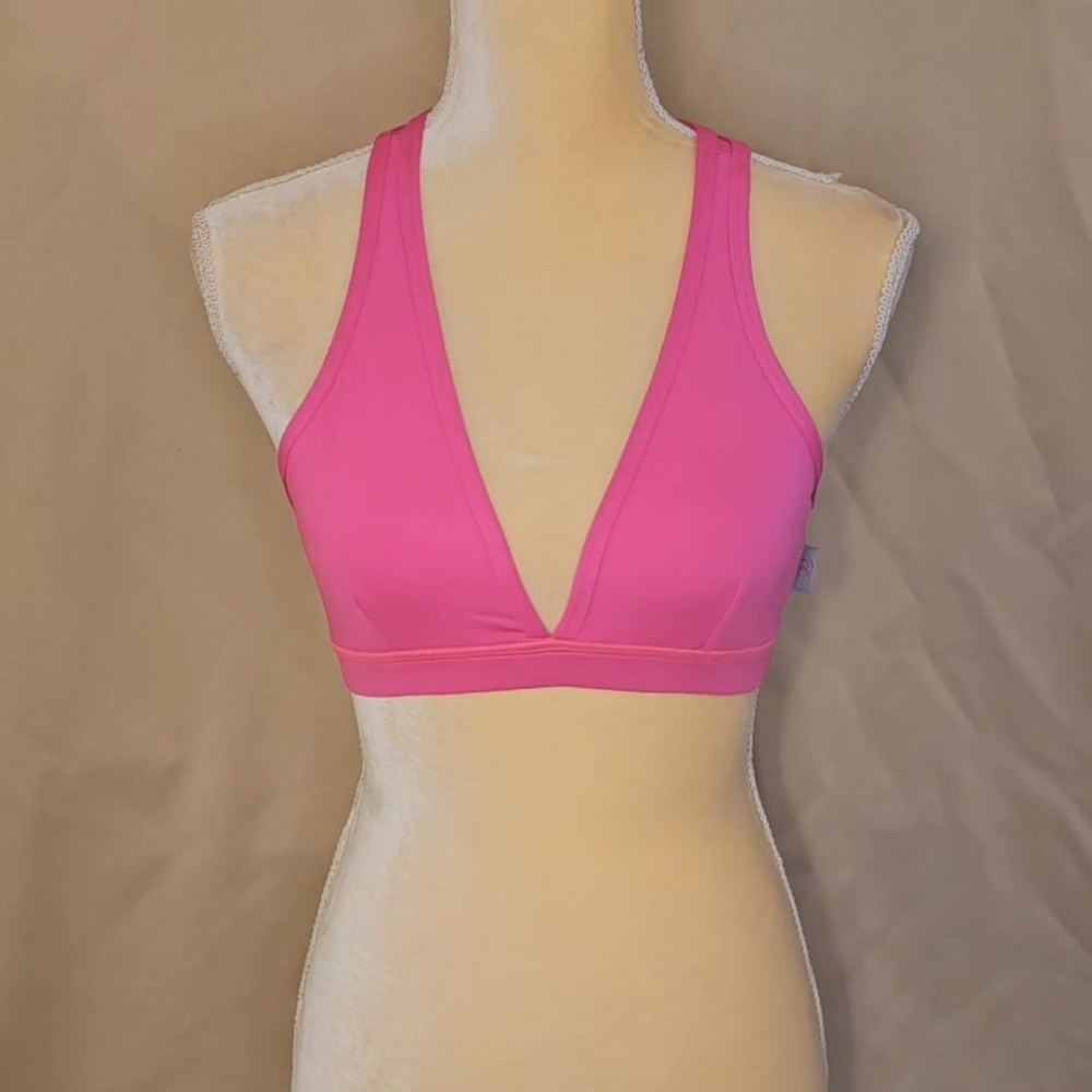 KOS USA ATHLETIC ACTIVEWEAR TOP PINK MEDIUM NWT